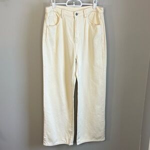 Dazy Shein High Waisted Wide Leg Denim Jeans Womens Size L